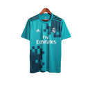 Camiseta retro de aficionado Adidas del Real Madrid II 17/18 para hombre - Azul
