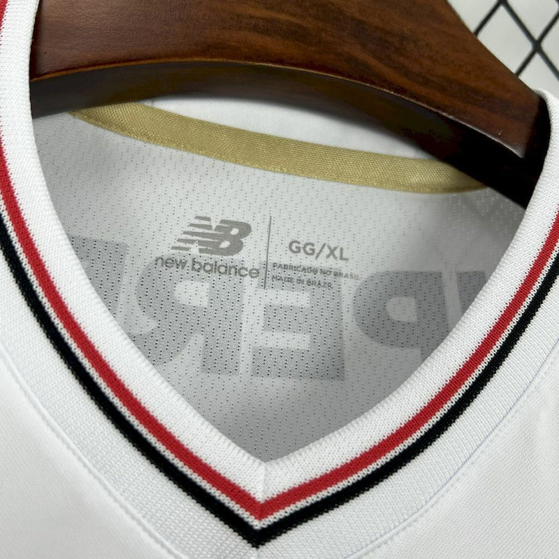 LISTO PARA ENTREGA Camiseta Local São Paulo 25/26 Hombre Fan - Blanco