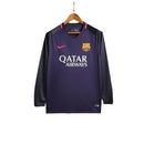 Camiseta Nike de manga larga retro para aficionados del Barcelona 16/17 (visitante) para hombre - Morada