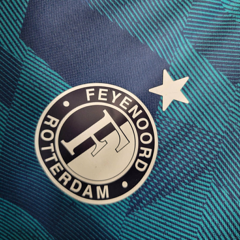 Camiseta de aficionado Castore para hombre del Fyenoord Away ii 23/24 - Azul