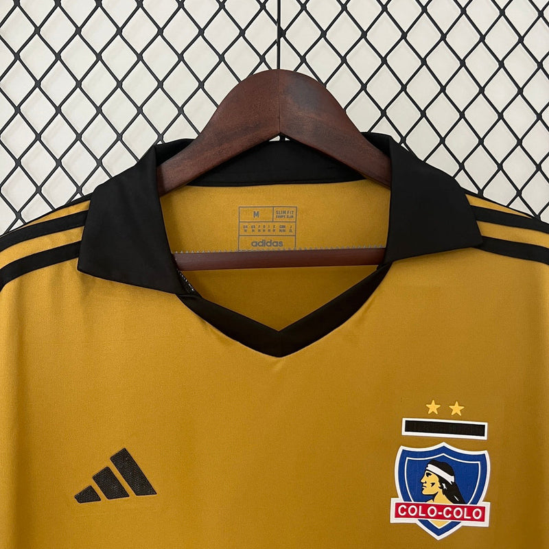 Camiseta de aficionado Colo Colo Visitante II 24/25 para hombre - Dorada