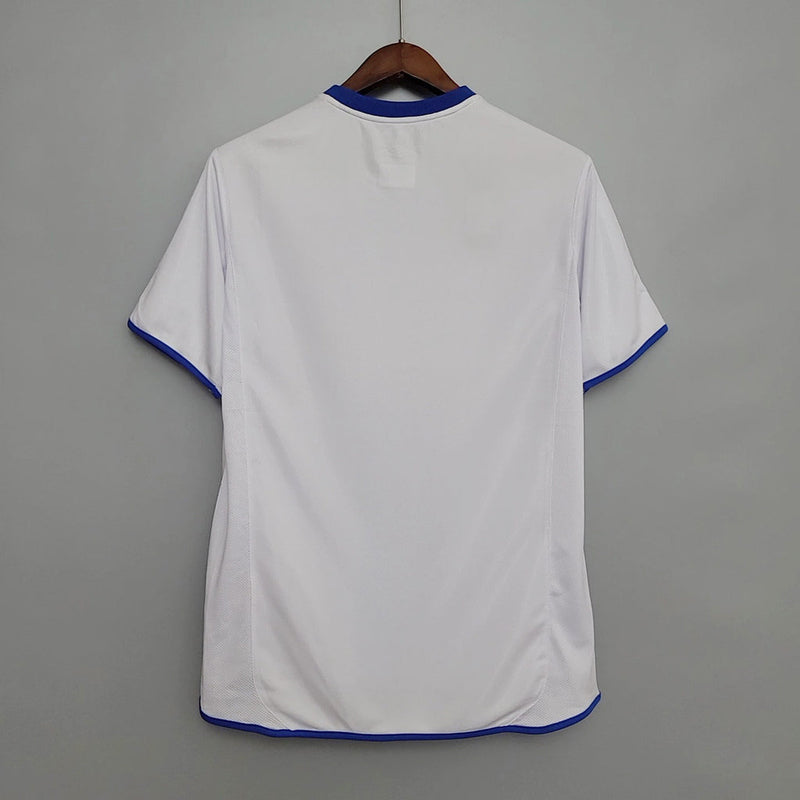 Camiseta retro de aficionado del Chelsea 03/05 para hombre - Blanca