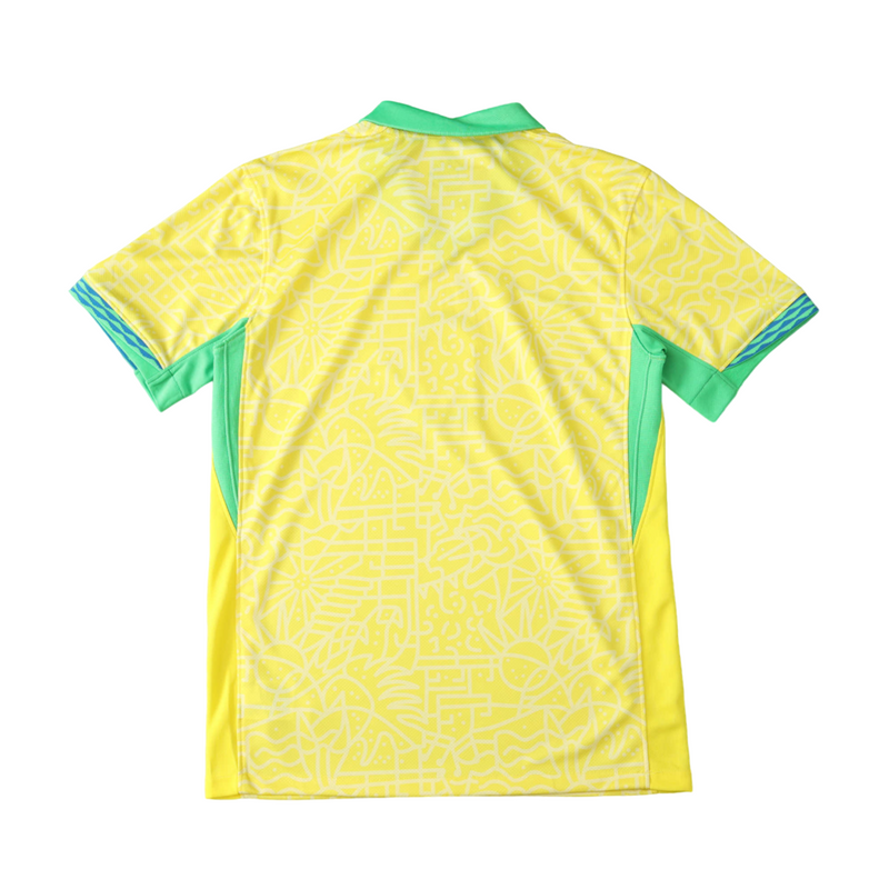 Camiseta de local de la selección nacional de Brasil 2024/25 para hombre - Amarilla