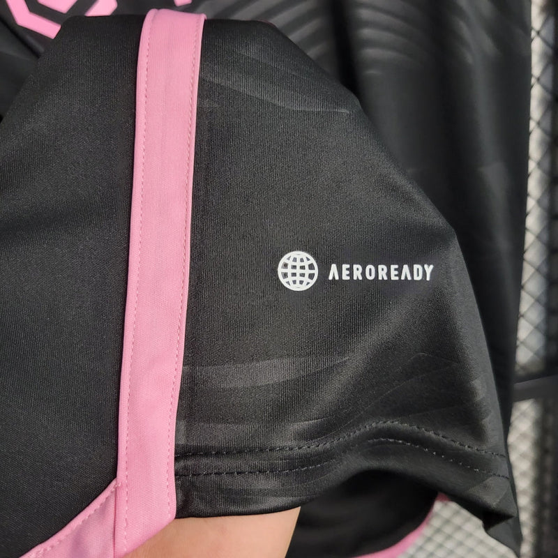 Camiseta Adidas Miami II 23/24 para hombre - Negra y rosa