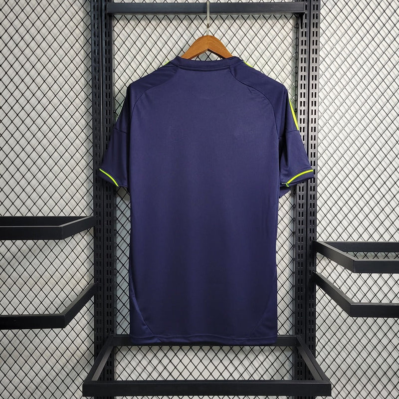 Camiseta retro Adidas del Real Madrid III para hombre 12/13 - Azul marino
