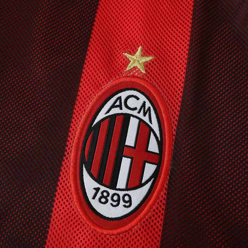 Camiseta retro local del Milan 02/03 de Adidas para hombre - Blanco y negro