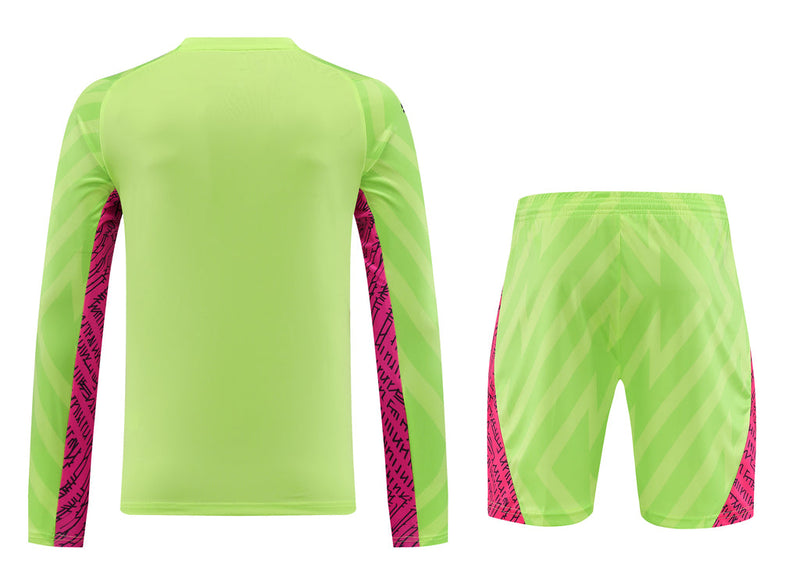 Conjunto de portero de manga larga del Manchester City - Fanático para hombre 2023/2024 - Verde