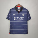 Camiseta retro de aficionado del Manchester United Away II 99/00 para hombre -