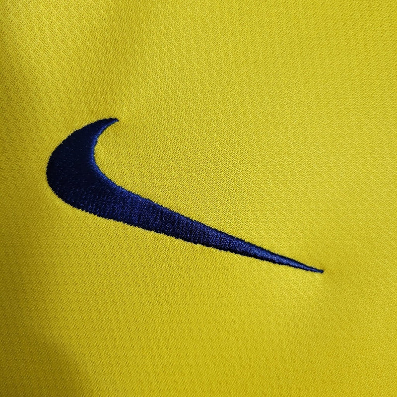 Camiseta retro Nike del Barcelona III para hombre 08/09 - Camiseta de aficionado - Amarilla