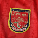 Camiseta retro de aficionado del Arsenal 93/94 para hombre - Roja