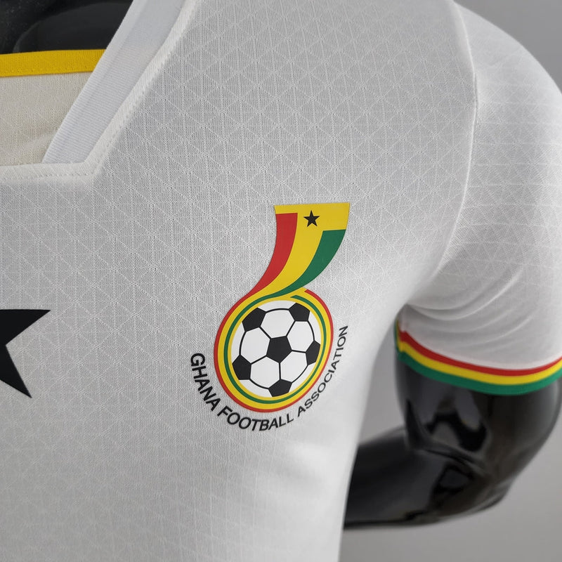 Camiseta de jugador de la selección nacional de Ghana 22/23 de Puma para hombre - Blanco