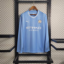 Camiseta del Manchester City - Manga larga I 23/24 Puma Fan para hombre - Azul