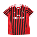 Camiseta retro local del Milan 11/12 Adidas Fan para hombre - Blanco y negro