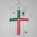 Camiseta retro de Portugal Visitante II 2012 para hombre - Blanca
