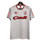 Camiseta retro de aficionado Adidas del Liverpool (visitante) 89/91 para hombre, gris