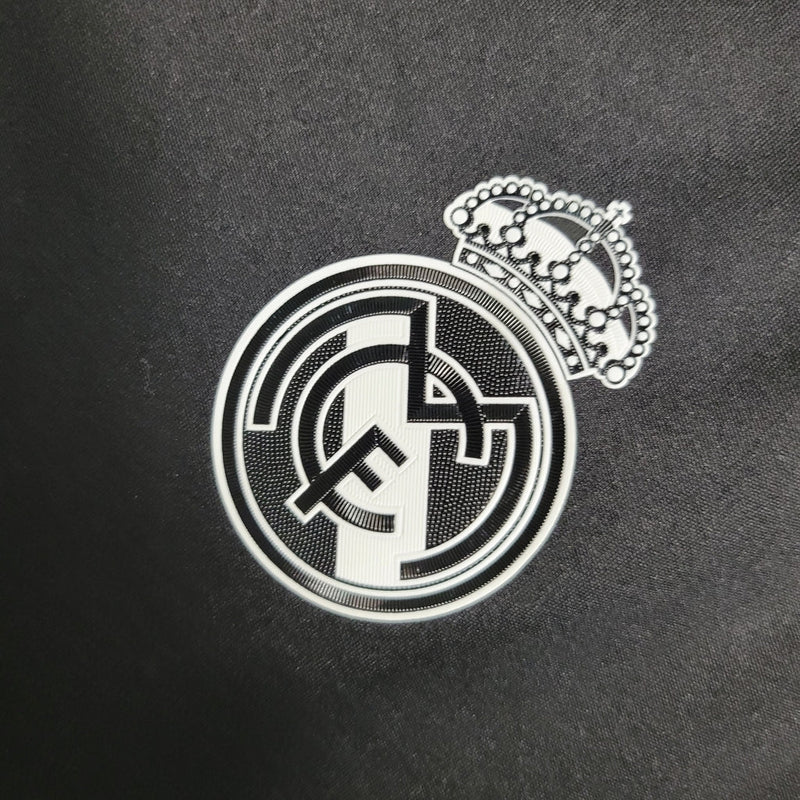 Camiseta retro de aficionado Adidas del Real Madrid II 15/16 para hombre - Negra