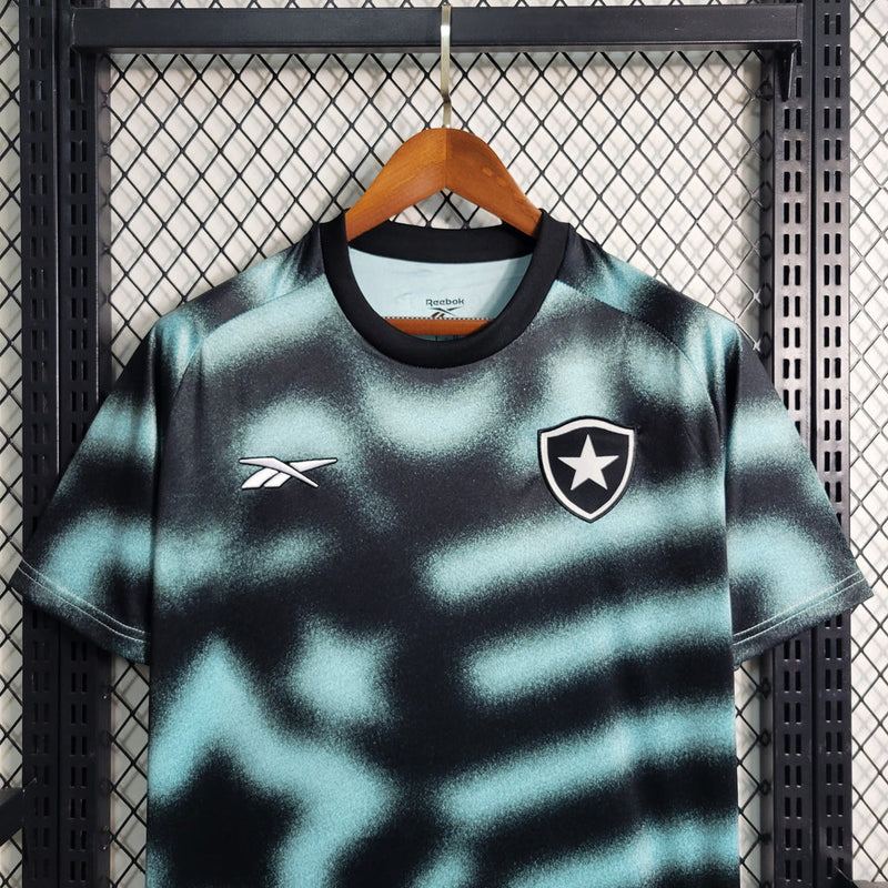 Camiseta de entrenamiento del Botafogo 23/24 Rebook Fan para hombre - Negro, Azul, Blanco