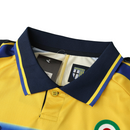 Camiseta retro de local del Parma I 99/00 para hombre, color azul y amarillo