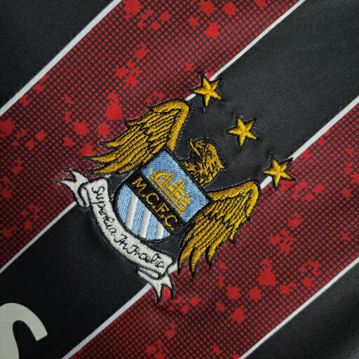 Camiseta retro de visitante II del Manchester City 08/09 para hombre -