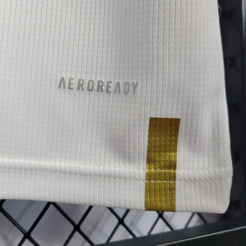 Camiseta retro de aficionado Adidas del Real Madrid I 18/19 para hombre - Blanca