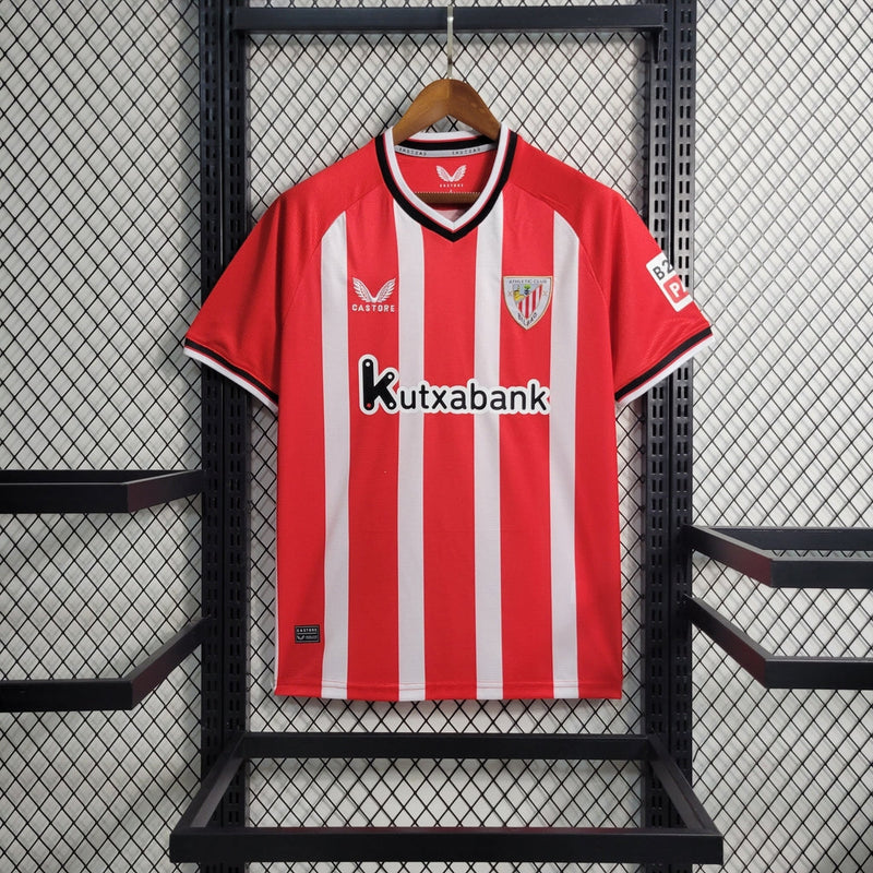 Camiseta de aficionado del Bilbao 23/24 para hombre Castore - Rojo y blanco