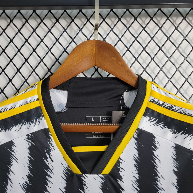 Camiseta Adidas para hombre de la Juventus I 23/24 - Blanca y negra