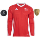 Camiseta Adidas de local internacional para hombre - Manga larga 25/26 - Camiseta de aficionado - Roja