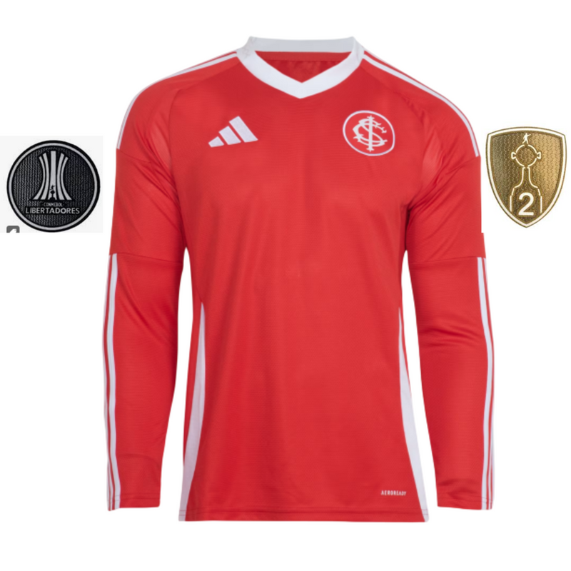Camiseta Adidas de local internacional para hombre - Manga larga 25/26 - Camiseta de aficionado - Roja