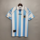 Camiseta retro de la selección argentina 96/97 de Adidas para hombre - Azul y blanco