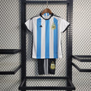 Argentina 22/23 I Camiseta y pantalón corto para niños - Azul y blanco