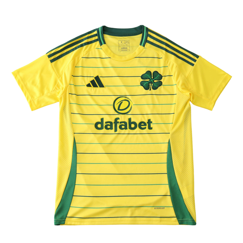 Camiseta de aficionado del Celtic Away II 24/25 para hombre - Amarilla