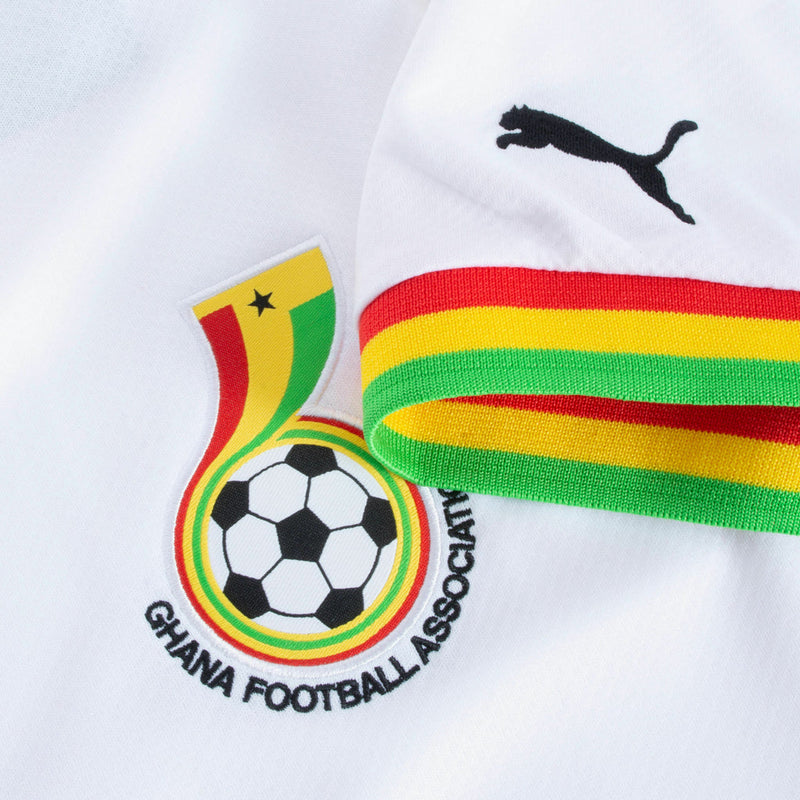 Camiseta de aficionado de la selección nacional de Ghana 22/23 para hombre de Puma - Blanca