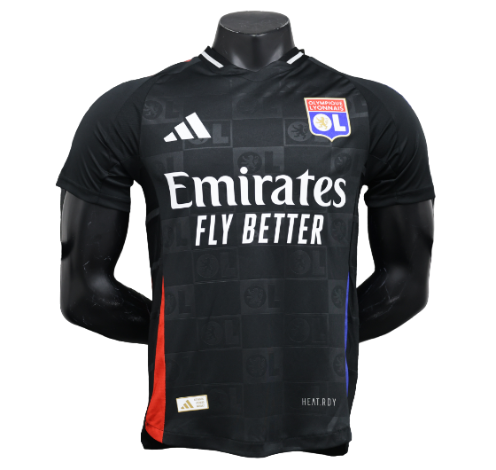 Camiseta de jugador del Lyon Rerserva Away II 24/25 para hombre - Negra