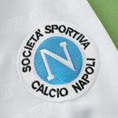 Camiseta retro de visitante del Napoli II 91/93 para hombre - Blanca