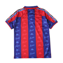 Camiseta retro de aficionado del Barcelona 96/97 de Kappa para hombre - Azul rey y rojo