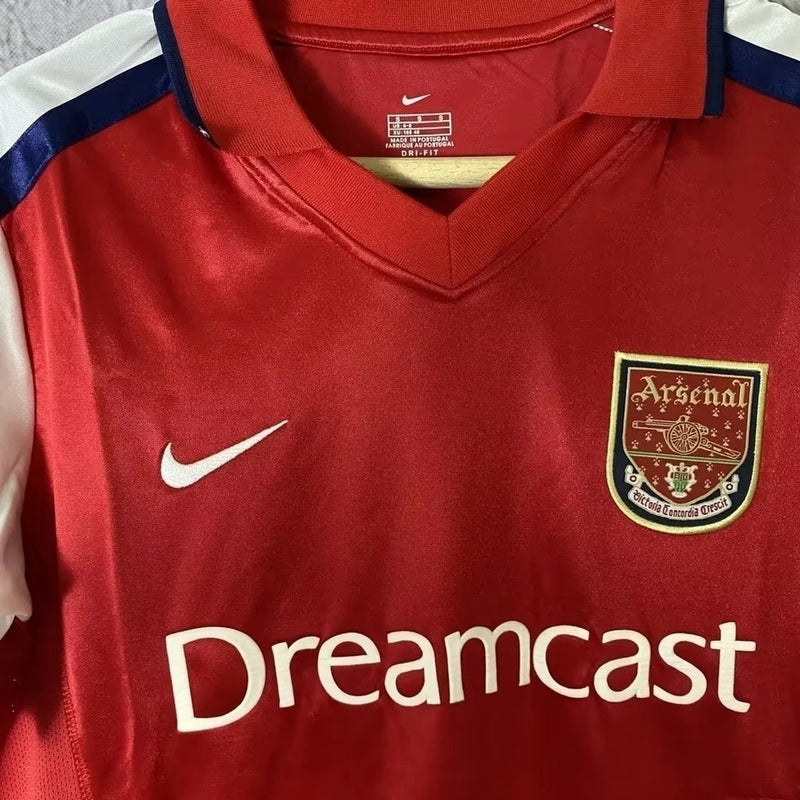 Camiseta Nike retro del Arsenal I 00/02 para hombre - Roja