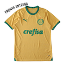 Camiseta Palmeiras LISTA PARA ENTREGA Tercera III 24/25 Fanático Hombre - Oro
