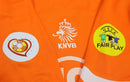 Camiseta retro de local de la selección nacional de Países Bajos 2004 para hombre - Naranja