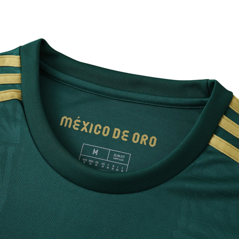 Camiseta de la Selección Mexicana de Fútbol - Copa Oro México 2025/26 - Camiseta de Aficionado para Hombre - Verde