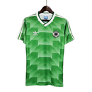 Camiseta Adidas de visitante de la selección alemana retro II 1988 para hombre - Verde
