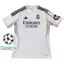 Camiseta de local del Real Madrid 25/26 para hombre, color blanco, lista para entrega