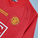Camiseta retro Nike para aficionado del Manchester United 2008 (para hombre) - Roja
