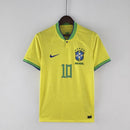 Camiseta Nike de local de la selección nacional de Brasil 2022 para hombre - Amarilla