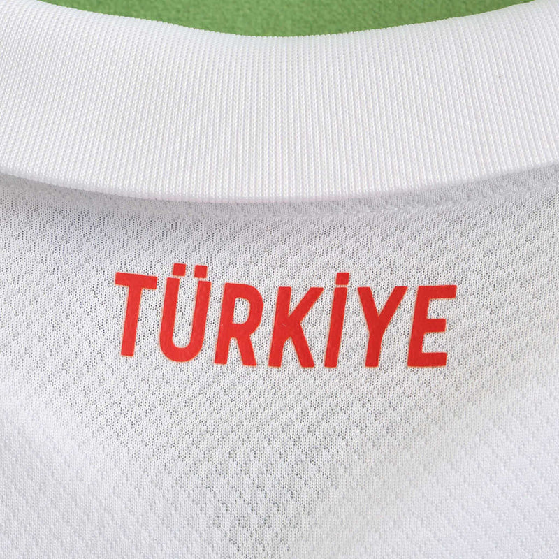 Camiseta de local de la selección nacional de Turquía 2024/25 para hombre - Blanca