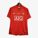 Camiseta retro Nike para aficionado del Manchester United 2008 (para hombre) - Roja