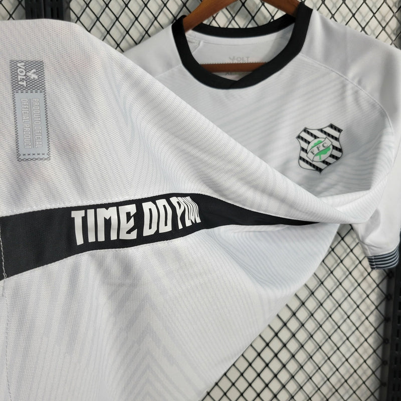 Camiseta de aficionado del Figueirense II 23/24 para hombre - Blanca y negra