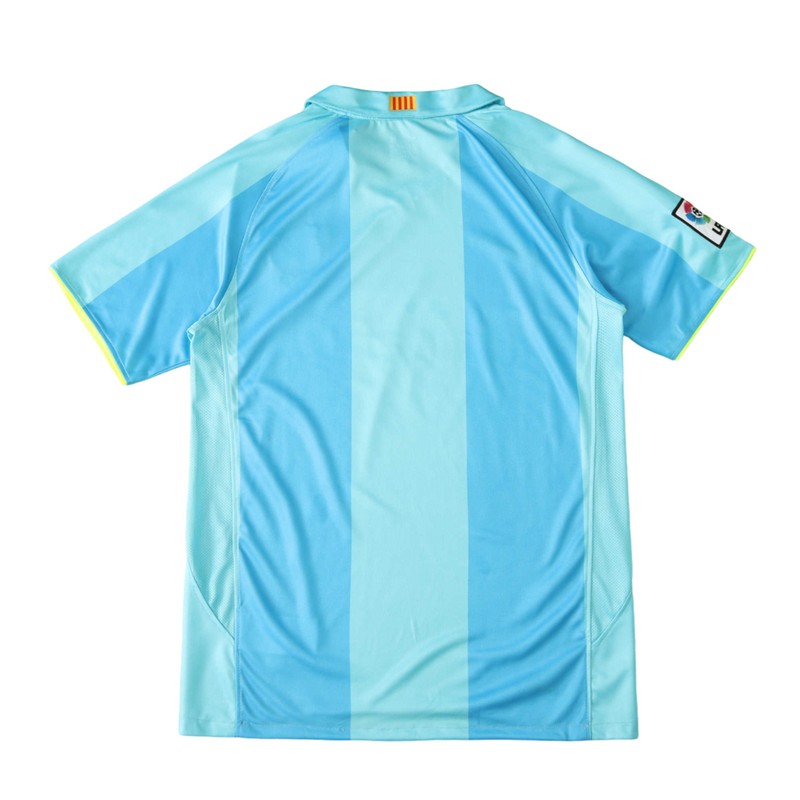 Camiseta retro de aficionado del Barcelona II 07/08 para hombre - Azul bebé