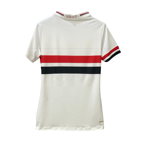 LISTO PARA ENTREGA Camiseta Local São Paulo Mujer I 25/26 Fan - Blanco