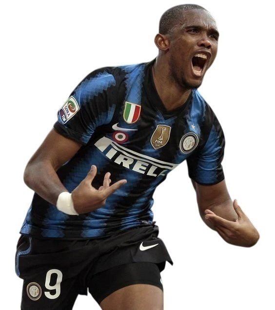 Camiseta retro de local del Inter de Milán 10/11 Nike para hombre - Azul y negro