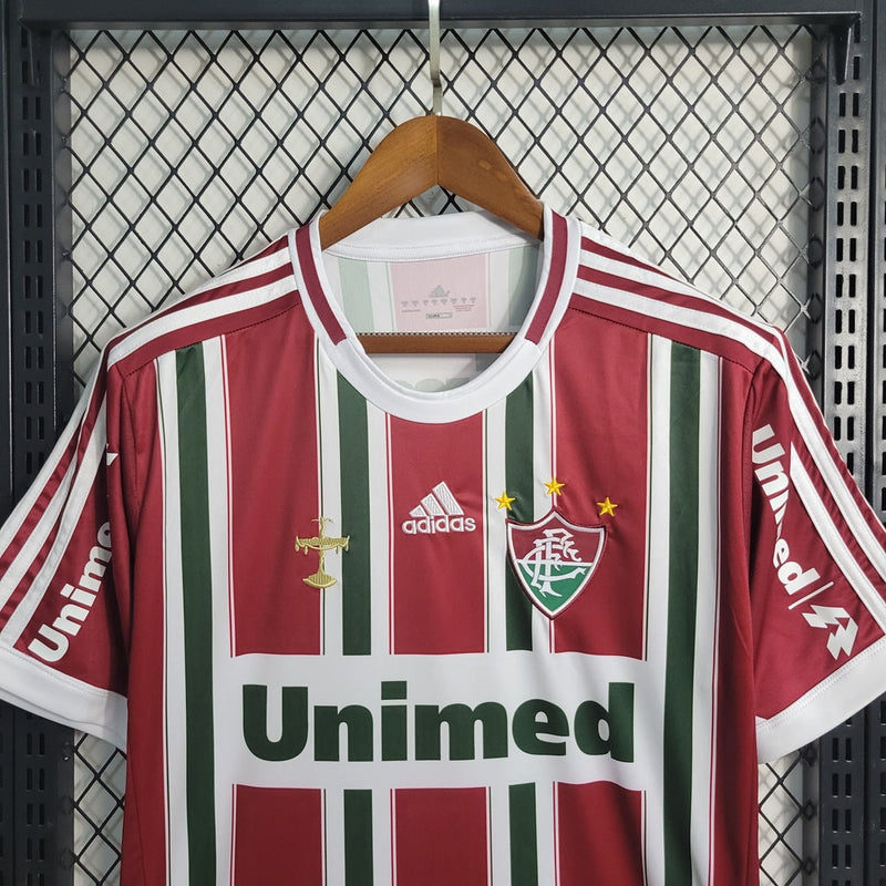 Camiseta Adidas Fan Fluminense Retro I 2012 Hombre - Tricolor